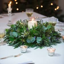 Lavender Lime Table Wreath Diy Christmas Table Christmas Wreaths Christmas Flowers