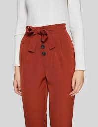 Pantalon Baggy Boutons Pantalons Stradivarius Tunisie