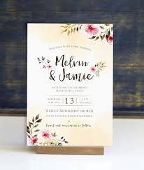 Wedding Card Malaysia Crafty Farms Handmade Watercolour Printed Wedding Inv Wedding Invitation Cards Wedding Invitation Card Design Fun Wedding Invitations