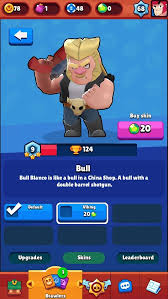 A bull with a double barrel shotgun. Am I The Only One Who S A Bit Disappointed That Bull S Viking Skin Doesn T Come With A Horned Helmet Brawlstars