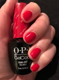 An easy solution for #bold and #healthy nails. Mount And Blade Opi Gelcolor Big Apple Red