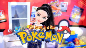 Pokemon center 2015 hoopa plush toy. Diy How To Make Doll Room In A Box Pokemon Handmade Room Decor Youtube