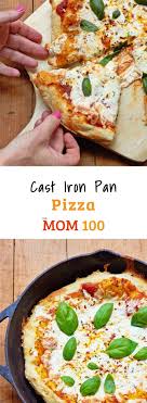 Cast Iron Pan Pizza Recipe The Mom 100 Recipe Camp Cooking Recipes Recipes Cooking