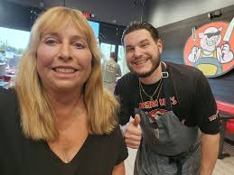 Dad & I stopped by Rrackss Fine BBQ & Bistro, would highly recommend it!!!  Smoked baby back ribs full rack was $24, came with two sides & cornbread  (onion rings not pictured).