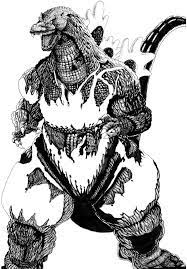 Uranium deposits under birth island ignited, overloading godzilla with atomic energy and causing him to become burning godzilla. How To Draw Burning Godzilla 2019 Learn How To Draw