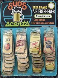 Vintage 1960s In Car Beer Brand Air Fresheners Car Freshener Car Air Freshener Air Freshener