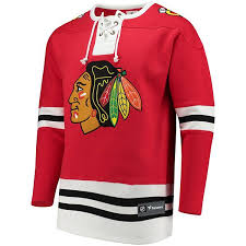 Buy authentic chicago blackhawks jersey at our blackhawks store. Men S Chicago Blackhawks Lace Up Jersey Tee