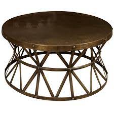 4.6 out of 5 stars. A Round Metal Coffee Table 1stdibs Com Metal Coffee Table Round Wood Coffee Table Round Metal Coffee Table