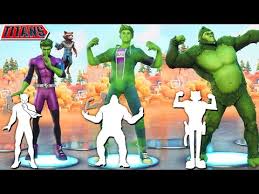Beast boy is coming to fortnite! Fortnite Beast Boy Skin All Styles Doing All Built In Emotes Go Ape Built In Emote Include