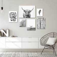 Black And White Framed Art Sets Black White Art Canvas Gallery Wall Set Gallery Wall Frames Canvas Gallery Wall Gallery Wall