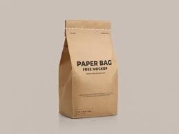Free Craft Paper Bag Mockup To Showcase Your Packaging Design In A Photorealistic Look Psd File Consists Of Smart Object In 2020 Bag Mockup Paper Bag Paper Bag Design
