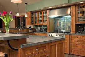 The carolina hickory is the stuff cabin and country livin' dreams are made of. Small Kitchen Design Ideas Basement Swedish Hickory Cabinets Concrete Countertops Hickory Kitchen