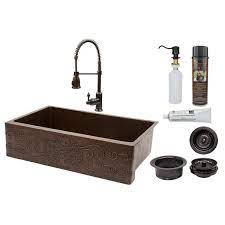 If the gauge is anything higher than 18, consider looking for a new option. Premier Copper Products Copper Kitchen Sink And Faucet Drain 35 In Lowe S Canada