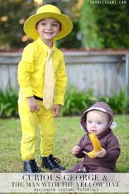 23 Book Inspired Halloween Costumes For Kids And Parents Brightly Sibling Halloween Costumes Curious George Halloween Costume Brother Halloween Costumes