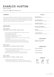 Radio Jockey Resume Sample Cv Owl