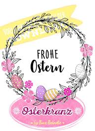 Osterkranz Bines Shop Osterkranz Tulpe Falten Fensterbild Ostern
