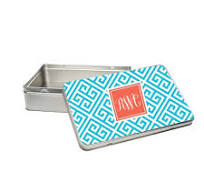 Personalized Tin Container: Monogram Pencil Case - Etsy