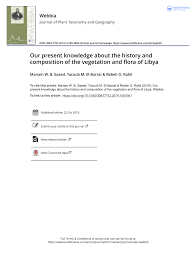 Mai citesc o dată lecţia şi apoi ieşim în oraş. Pdf Our Present Knowledge About The History And Composition Of The Vegetation And Flora Of Libya