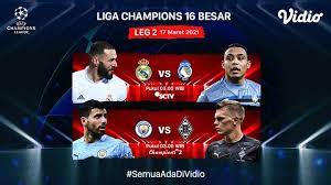 Liga europa 2020/2021 memasuki perempat final. Link Live Streaming Laga 16 Besar Liga Champions Rabu 17 Maret Di Vidio Kans Real Madrid Dan Manchetser City Ke Perempat Final Dunia Bola Com