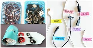 How do you store all those cables? 15 Diy Cord Organizers To Keep Your Wires And Cables Untangled