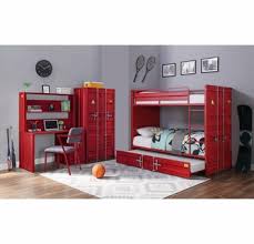 Choose from contactless same day delivery, drive up and more. Cargo Red Finish Metal Full Over Full Bunk Bed W Trundle By Acme