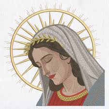 Marian Embroidery Pattern