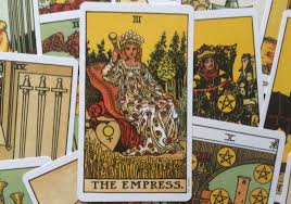 She rises from green foliage below, with a crown lined with flowers, attracting a bee—all of which is symbolic of her innate connection with. The Empress Tarot Card The Meanings In The Tarot Deck