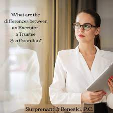 What Is The Difference Between Executor, Trustee & Guardian?
