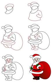 Maybe you would like to learn more about one of these? Como Dibujar A Santa Easy Christmas Drawings Christmas Doodles Christmas Drawing