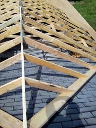 To increase the strength of your new and existing rafters and to help eliminate the chances of sideways movement, consider installing a support board across the rafter endings on both sides of the roof. Gable And Valley Roof Framing Plan Novocom Top