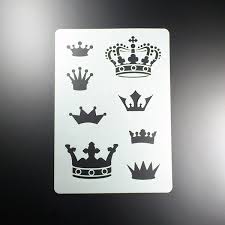 Krone zum selber basteln vorlage genial raum ausdrucken. A4 Schablone Krone 8 Kronen Crown Motive Ba410 Ebay