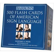 Print, fold in half and laminate. Barron S 500 Flash Cards Of American Sign Language