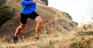 Mountain Marathon Running Uphill Athlete Men Runner Running Pose Stretches For Runners Running