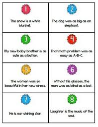 Similes And Metaphors Board Game Similes And Metaphors Simile Metaphor