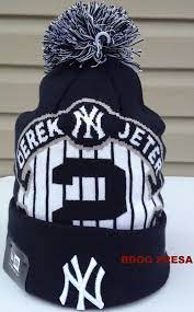 New Era Mlb New York Yankees Derek Jeter 2014 Retirement Beanie Hat Cap New York Yankees Derek Jeter Beanie Hats