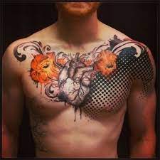 110 Best Chest Tattoos For Women And Men Chest Tattoo Men Cool Chest Tattoos Star Tattoos For Men