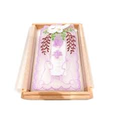 レース守 明日よりレース守を授与いたします。 藤の花と兎の ...