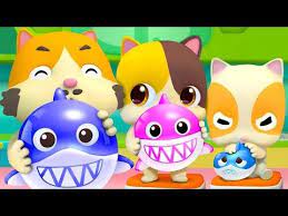 balloon song baby shark colors song nursery rhymes kids songs kids cartoon babybus youtube kids songs cartoon kids color songs