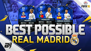 I open these threads on my fifa 21 mods and start with my camera mod. The Best Possible Real Madrid Squad W Toty Ronaldo And Toty Modric Fifa 16 Ultimate Team Youtube