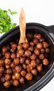 Then put the barbecue sauce, preserves, brown sugar, spices and bourbon in a large bowl and mix them them together. Pin On Slow Cooker Crockpot Recipes