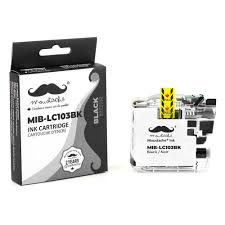 They produce professional reports and graphics for all office documents and presentations. Brother Lc103bk Compatible Black Ink Cartridge High Yield Moustache
