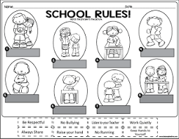 School Rules Freebie School Rules School Rules Activities First Day Of School Activities