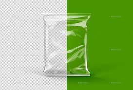 Transparent Foil Pouch Packaging Mock Up Pouch Packaging Foil Pouches Packaging