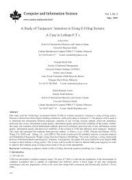 Those who file by the due date can carry forward their capital losses up to eight financial years and adjust them against any future capital gains. Pdf A Study Of Taxpayers Intention In Using E Filing System A Case In Labuan F T S