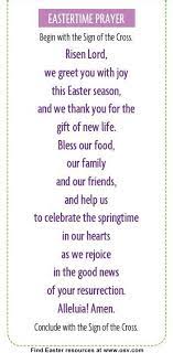 Your easter dinner menu needs a proper centerpiece, like this classic leg of lamb, rubbed with this is one of those easter dinner ideas that you need for the big feast—but also for the leftovers that. Use This Prayer At Dinner Throughout The Easter Season Easter Prayers Catholic Easter Prayer Catholic Easter