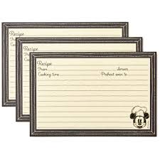 Mickey Mouse Recipe Refill Cards Pack Of 36 Mouse Recipes Recipe Book Organization Organize Recipes Cards