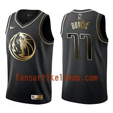 Dallas mavericks classic edition 2020. Nba Dallas Mavericks Trikot Luka Doncic Nike Schwarz Golden Edition Swingman Herren