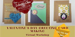 Create your own unique greeting on a card from zazzle. Valentine S Day Greeting Card Making Virtual Workshop Nj Family