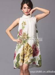New Fashion Summer Floral Imprint Day Dress Clothing Dresses 2014 Latest Collection Marketpricde Ropa Romantica Vestidos Para Jovenes Vestidos Florales