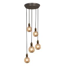Cognac 5 Light Fitting Black And Gold In 2021 Light Fittings Pendant Light Fitting Pendant Lighting